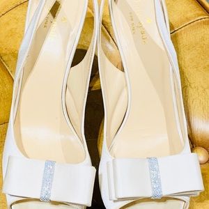 Kate Spade Heels White